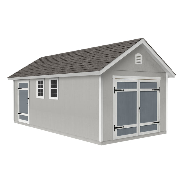 Sentinel 12×20 shed in driftwood finish